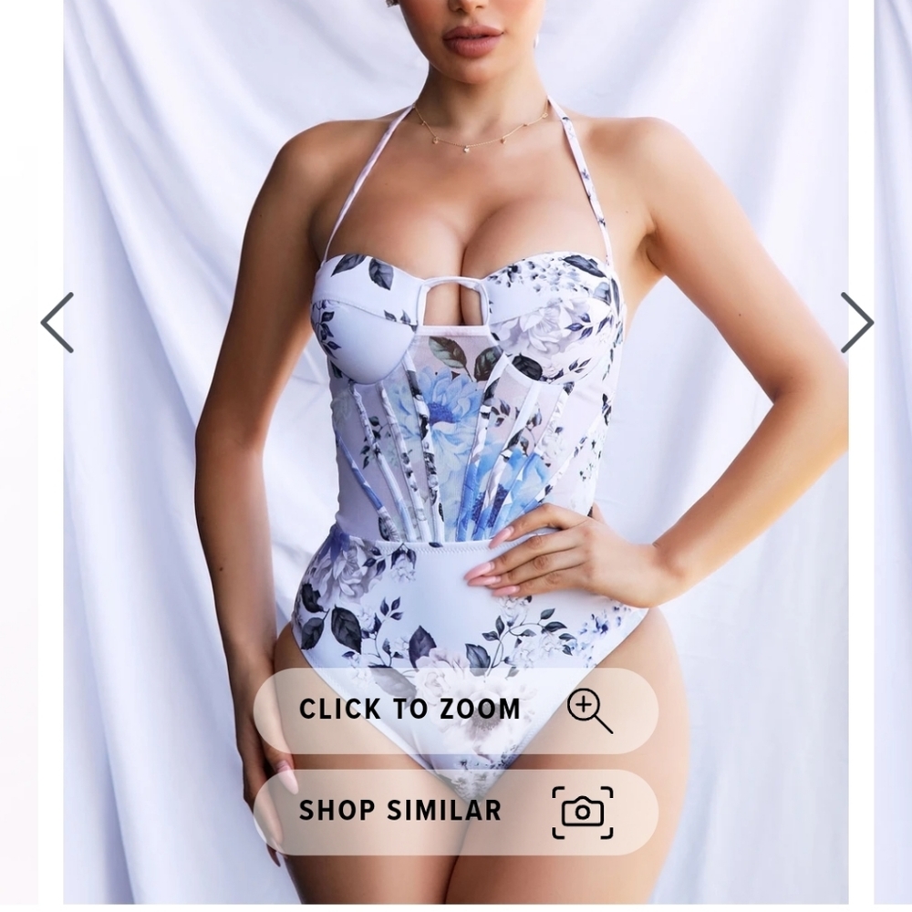 F.N. Summer Romance Corset One Piece Swimsuit
